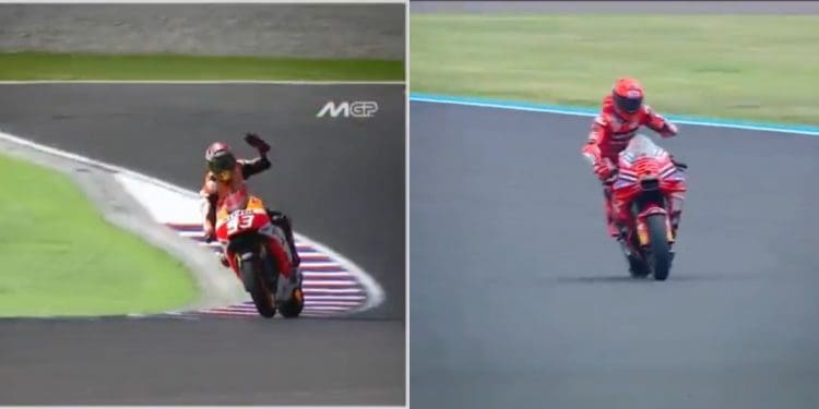Vídeo: Marc Márquez (Honda – 2014) vs Marc Márquez (Ducati – 2025), descubra as diferenças