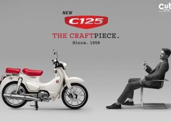 A versão de luxo e limitada da Honda Super Cub C125 vinda da Tailândia