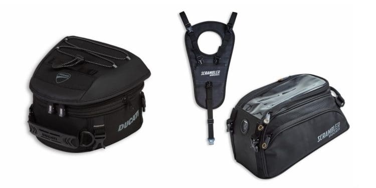 Novas malas Ducati: Capacidade e praticidade no transporte