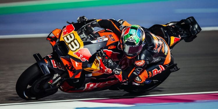 Brad Binder e KTM continuam com problema: ‘Assim que o pneu quebra, a vibração chega’