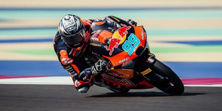 José Antonio Rueda volta a dominar o FP2 de Moto3 em Losail