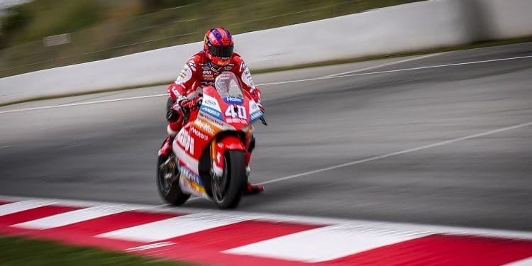 Casadei dominou primeiro dia de testes do MotoE em Barcelona