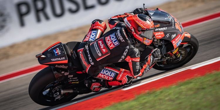 Manuel González imparável na sexta-feira do GP do Qatar de Moto2