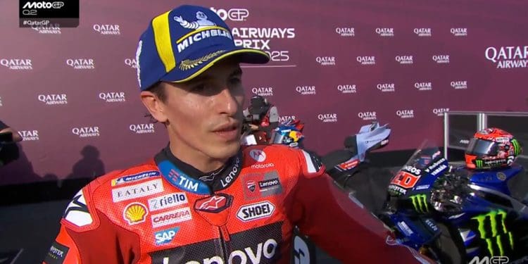 ‘A volta não foi limpa, mas foi suficiente para a pole position que é inesperada’ – Marc Márquez