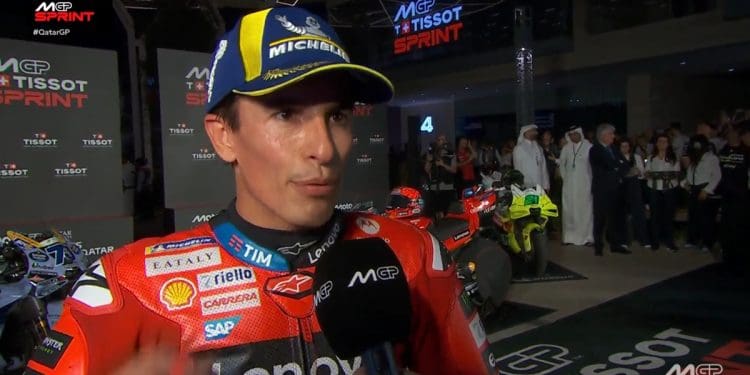 ‘É um fim de semana inesperado; estou a pilotar muito bem’ – Marc Márquez