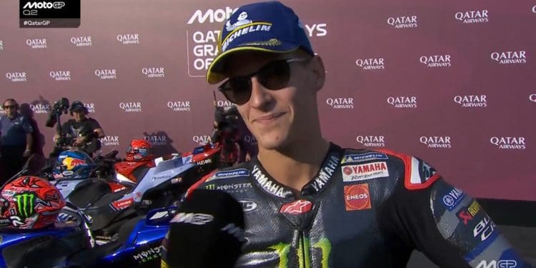 ‘Esqueci-me da sensação de estar na linha da frente; penso que vai ajudar-nos’ – Fabio Quartararo