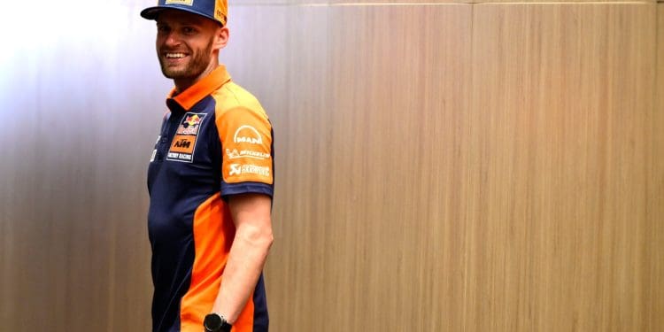 Brad Binder foi pai de uma menina na quinta-feira