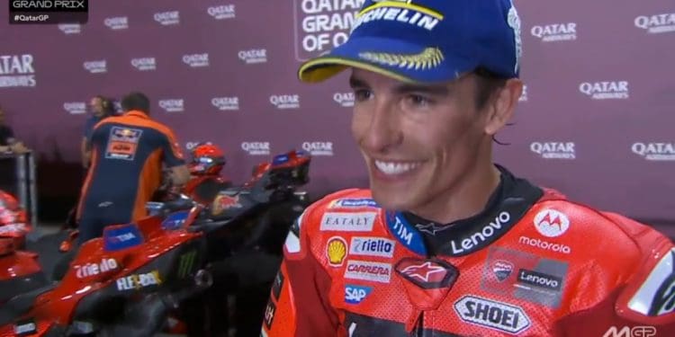 Marc Márquez revela que corrida «a sério» começou após confronto com Bagnaia e elogiou Viñales: ‘Uma grande surpresa, foi super rápido’
