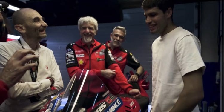 Carlos Alcaraz do ténis para uma MotoGP? A «proposta» da Ducati e de Gigi Dall’Igna