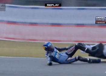 Vídeos: Duas quedas afastam Álex Márquez do GP de França