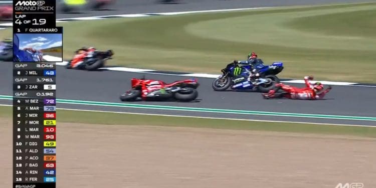 Vídeo: Mais uma queda desoladora para Francesco Bagnaia