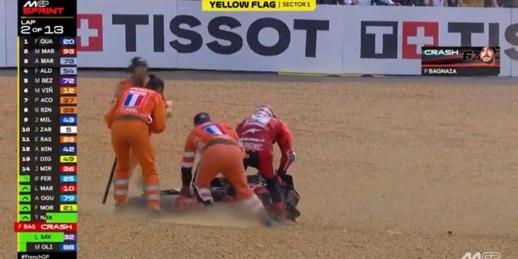 Vídeo: Nova frustração em Sprint para Francesco Bagnaia, com queda no encalço do pódio