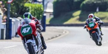 Emotions running high as Richard Cooper and Paul Jordan win Supertwin races at the NW200