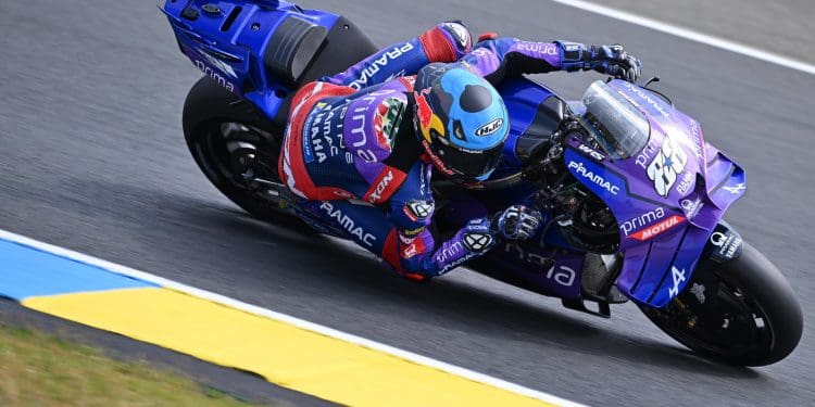 Miguel Oliveira confirmou dificuldades esperadas e explica saída de pista com humor: ‘Fiquei sem… bem, talvez talento um pouco’