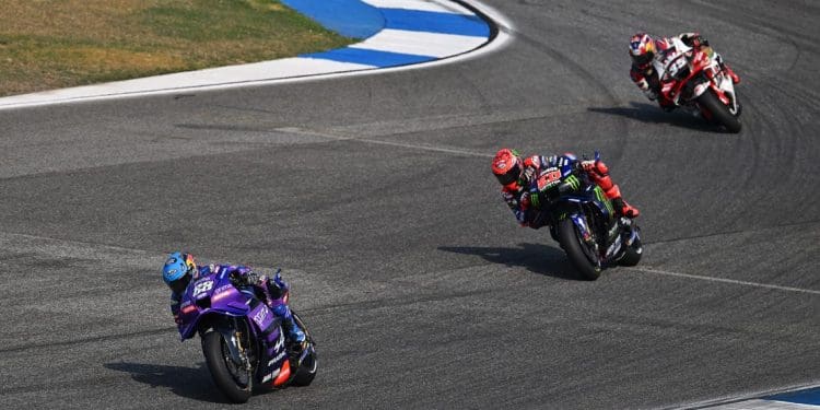 Miguel Oliveira deixou elogios à prestação da Yamaha em Jerez e sobretudo a Fabio Quartararo: ‘Ele foi incrível, mostrou o seu talento’