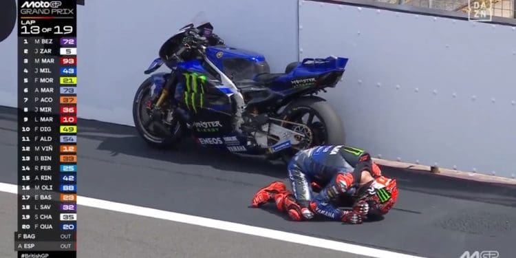 Vídeo: Drama e desconsolo, Fabio Quartararo traído pela Yamaha quando a vitória estava à vista