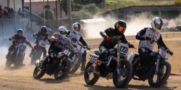 Emoções fortes no arranque do Nacional de Flat Track em Chaves