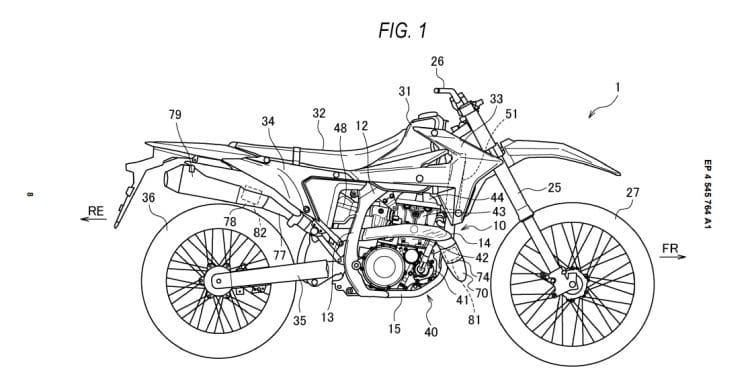 Suzuki patenteia solução de motor com sensor de gases mais protegido e dimensões compactas
