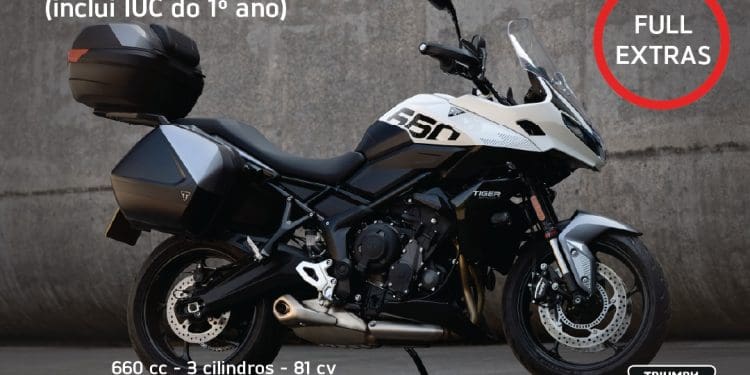 Edição limitada Triumph Tiger Sport 660 com condições especiais em Portugal