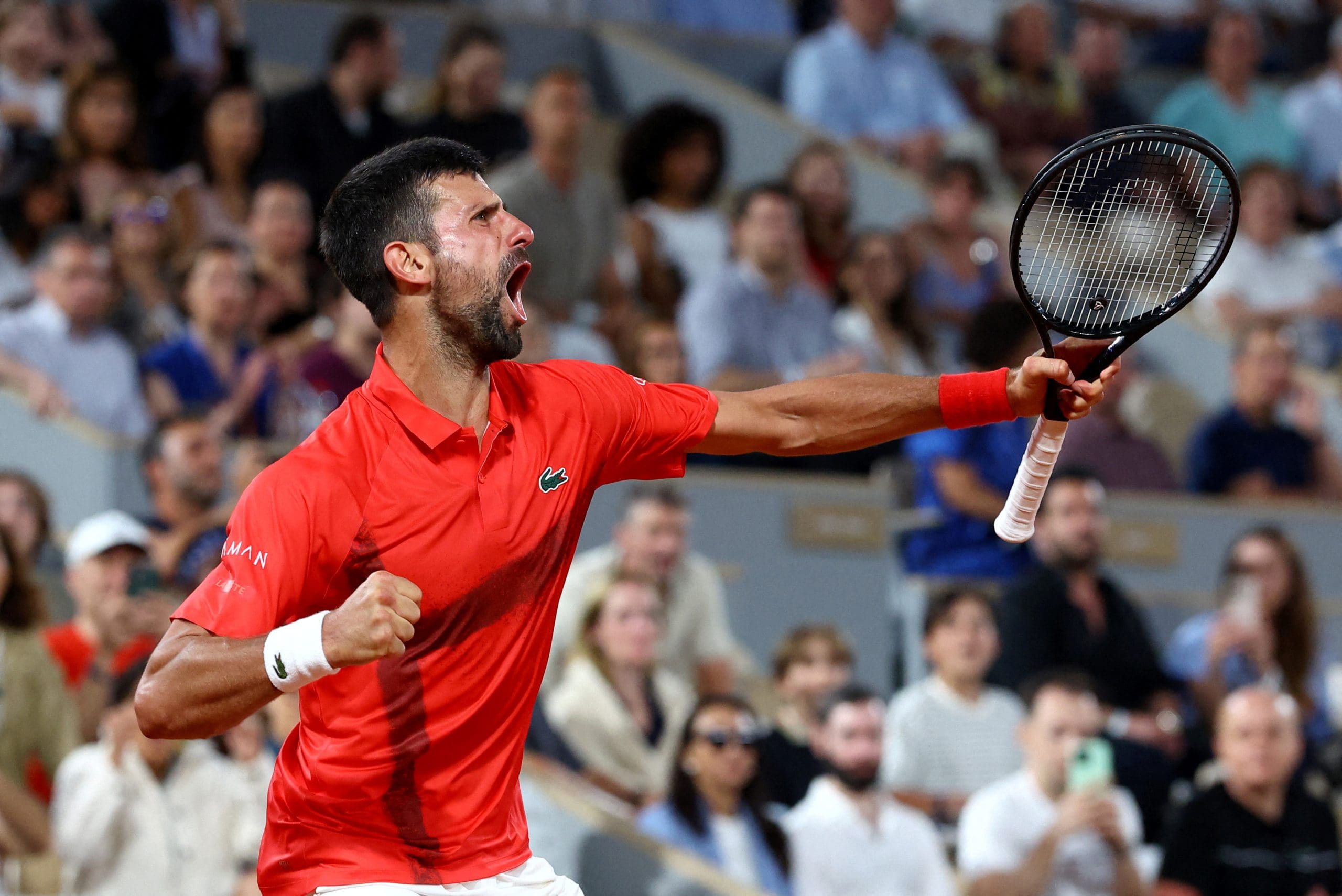Novak Djokovic battles Champions League chaos in disruptive French Open  showdown - Motociclismo