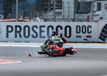 Nicolò Bulega não poupa Axel Bassani após queda em Misano: ‘Não pediu desculpa; Teve um erro de principiante’