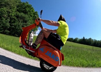 Manobra extrema nas montanhas austríacas