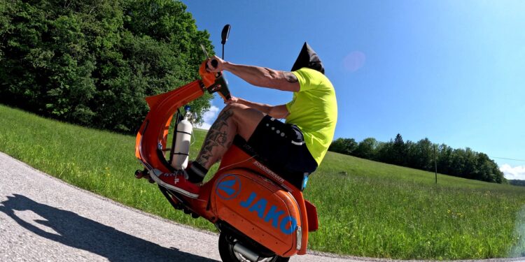 Manobra extrema nas montanhas austríacas