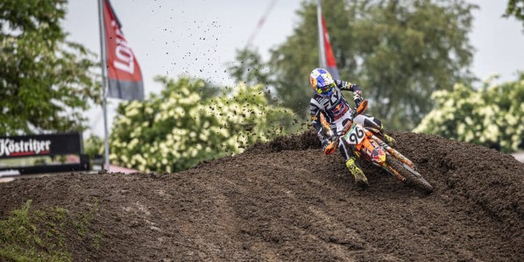 Lucas Coenen terminou pódio do MXGP na Alemanha: ‘Em pequeno olhava para estes pilotos, ídolos, e agora estou aqui com eles no pódio’