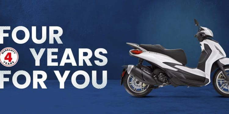 Piaggio oferece 4 anos de garantia nas scooters… mas só deste lado do Atlântico