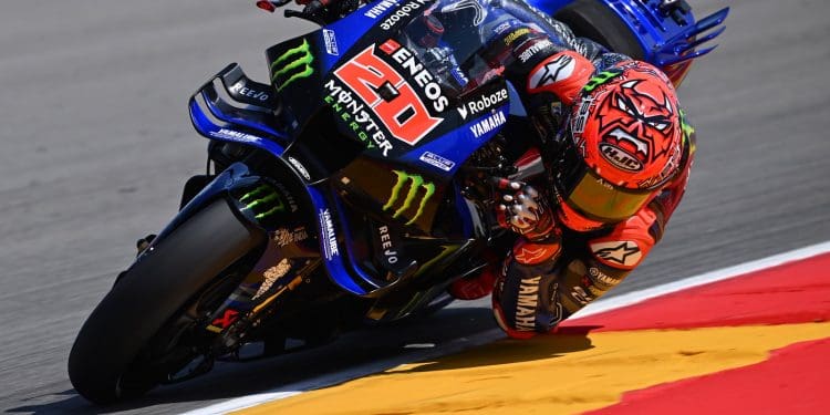 ‘Mudamos de pneus e a eletrónica fica completamente louca; A minha posição não está relacionada com a aderência’, diz Fabio Quartararo