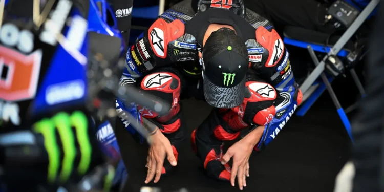 Fabio Quartararo explica queda na Sprint do GP dos Países Baixos: ‘Cometemos um erro e tivemos de começar com um dianteiro usado’