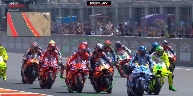 Marc Márquez admite que não se recorda de pequeno toque com Pedro Acosta na Sprint mas lembra: ‘É sempre o mesmo padrão’