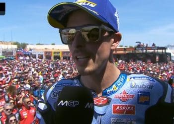 ‘Vi que o Marc não tinha tido um arranque muito bom, pensei ganhar distância mas percebi que ele me iria ultrapassar’ – Álex Márquez