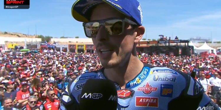 ‘Vi que o Marc não tinha tido um arranque muito bom, pensei ganhar distância mas percebi que ele me iria ultrapassar’ – Álex Márquez