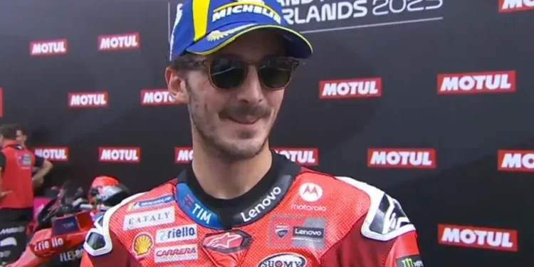 ‘Fim de semana agridoce; Queria mais mas estava com dificuldades e o terceiro lugar era de novo o máximo’ – Pecco Bagnaia