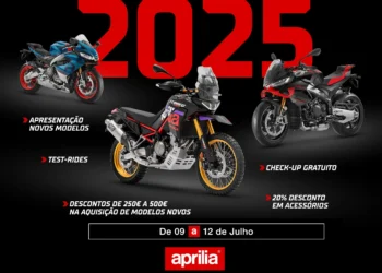 Aprilia Days de 9 a 12 de julho: Oportunidades únicas e imperdíveis