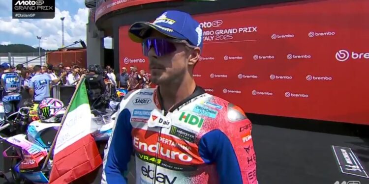 ‘Estava no limite, mas o Bagnaia estava logo ali e sabia que teria de arriscar, mas tentei’ – Fabio Di Giannantonio