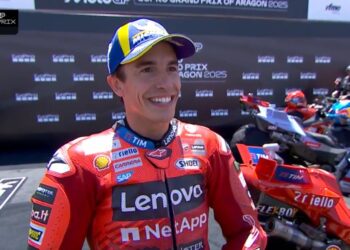 ‘Os outros estavam mais próximos, como previa; Fim de semana fantástico, com a inclinação máxima e foco total’ – Marc Márquez