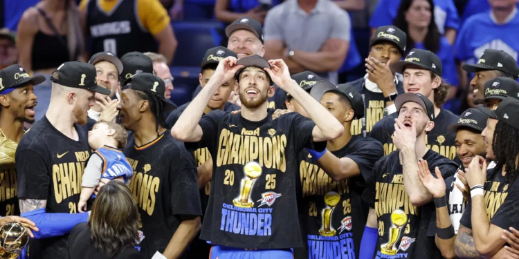 Chet Holmgren and Blake Griffin unveil the NBA Cup, igniting excitement for a transformative season