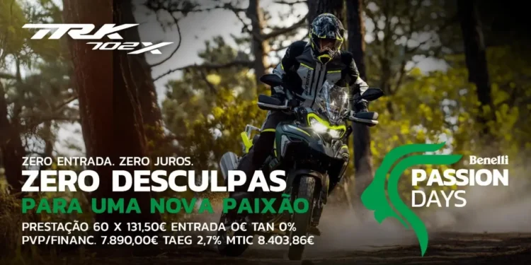 Benelli relança campanha «Zero Desculpas» com novidades e condições ainda mais atrativas