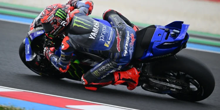 Quartararo luta contra a frustração: termina no top 10 em qualificação difícil no GP da Hungria