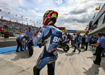 A queda devastadora de Fermín Aldeguer na Hungria: só Marc Márquez conseguiu manter o ritmo!