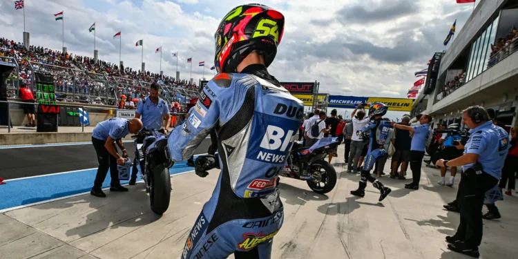 A queda devastadora de Fermín Aldeguer na Hungria: só Marc Márquez conseguiu manter o ritmo!