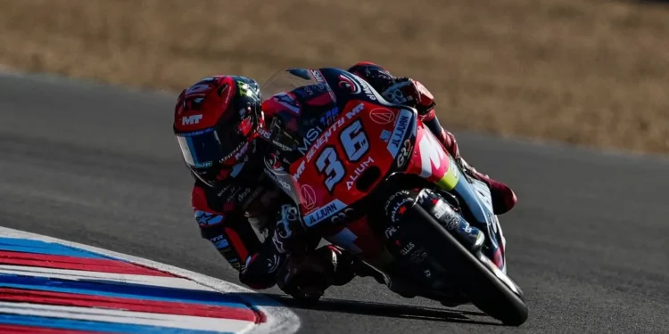 Angel Piqueras Surpreende no Moto3 da Áustria com Vitória Brilhante no Treino Livre 1 no Red Bull Ring!