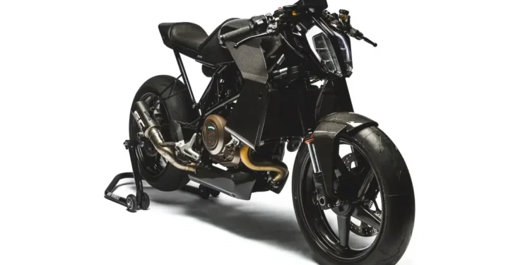 Husqvarna Vitpilen 701 de Charles Leclerc vendida em leilão por 17.000 euros