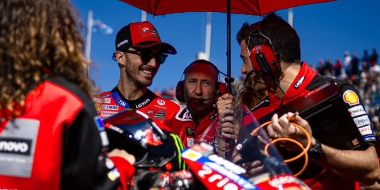 Dall’Igna, da Ducati, sugere ponto de viragem para Bagnaia no meio do domínio de Márquez no MotoGP