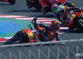 VIDEO – Enea Bastianini e a fuga por um triz: momento arrepiante no GP da Hungria de MotoGP