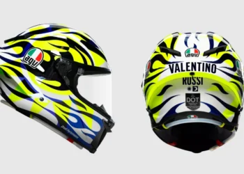 Valentino Rossi inspires a new generation with limited edition helmets paying homage to his legendary career