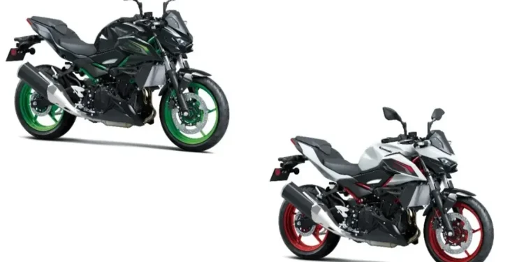 Kawasaki revela novas cores para cinco modelos Z na gama 2026