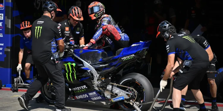 Quartararo em Montmeló: um 5.º lugar que reacende a esperança, mas expõe frustrações da Yamaha